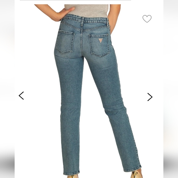 NWT Guess high rise straight crop jeans 26 - Picture 2 of 6